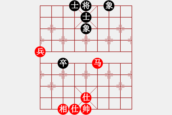 象棋棋譜圖片：老夫與你們(天帝)-負(fù)-品棋斷劍神(9段)中炮過河車互進(jìn)七兵對(duì)屏風(fēng)馬右炮過河 - 步數(shù)：80 