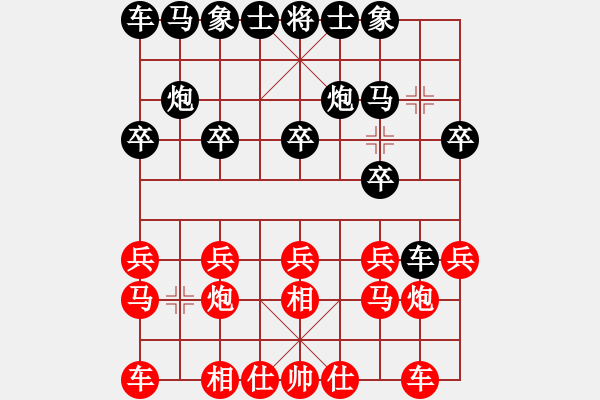 象棋棋譜圖片：banzhu(4段)-負(fù)-九九歸一統(tǒng)(1段) - 步數(shù)：10 