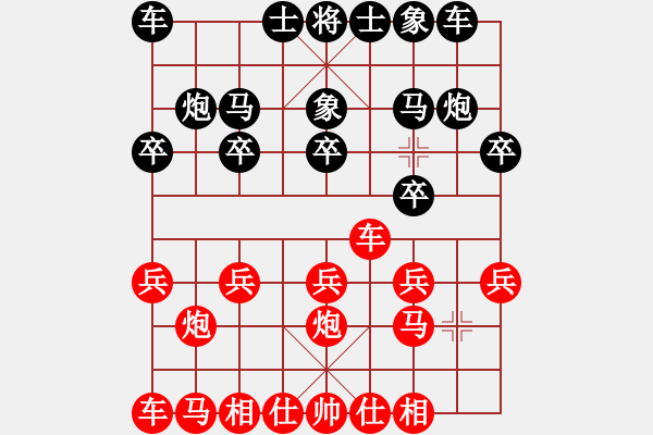 象棋棋谱图片：金小勇（业6-3）先负任柳成（业8-2） - 步数：10 