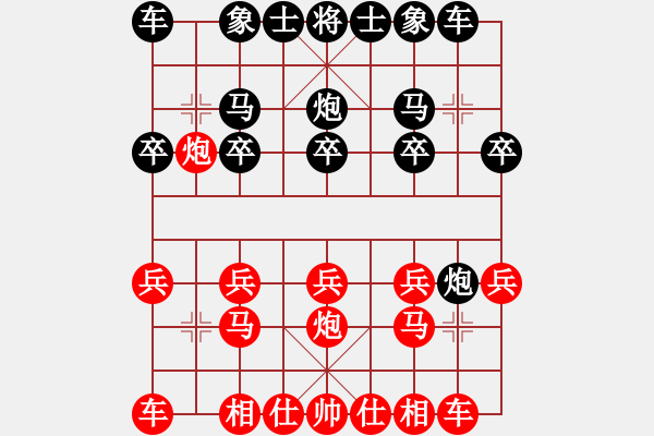 象棋棋譜圖片：龍焱 先勝 劉小園（車輪賽） - 步數：10 