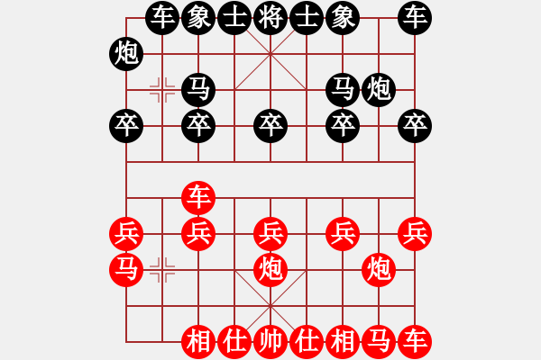 象棋棋譜圖片：王文卿  先對  吳金珍 - 步數(shù)：10 