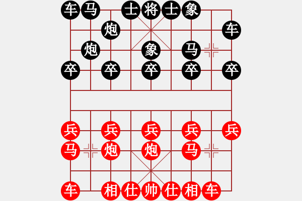 象棋棋譜圖片：龜背炮局3 - 步數(shù)：10 