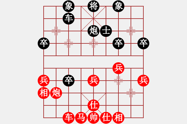 象棋棋譜圖片：瘦竹先生(7段)-勝-送分的來(lái)拉(1段) - 步數(shù)：40 