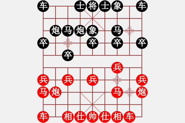 象棋棋譜圖片：門志灝 先和 于澤平 - 步數(shù)：10 