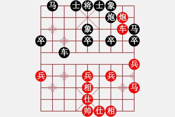 象棋棋譜圖片：szyxiangqi(1r)-負(fù)-junzi(5r) - 步數(shù)：30 