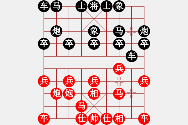 象棋棋譜圖片：深圳朝向象棋隊 左文靜 勝 浙江泰順隊 杭寧 - 步數(shù)：10 