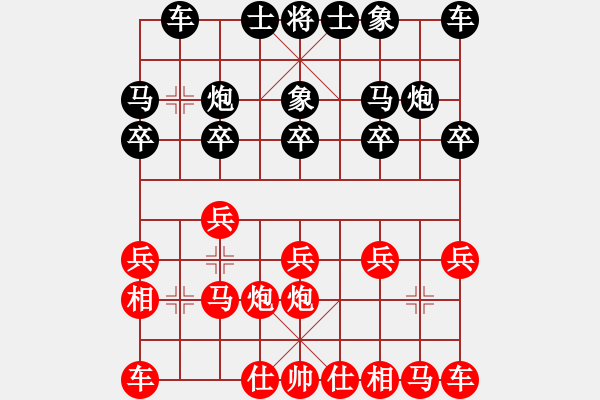 象棋棋譜圖片：第三輪第二臺林文漢先負(fù)王永梅 - 步數(shù)：10 