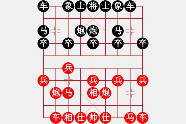 象棋棋譜圖片：張欣 先負(fù) 武俊強(qiáng) - 步數(shù)：10 