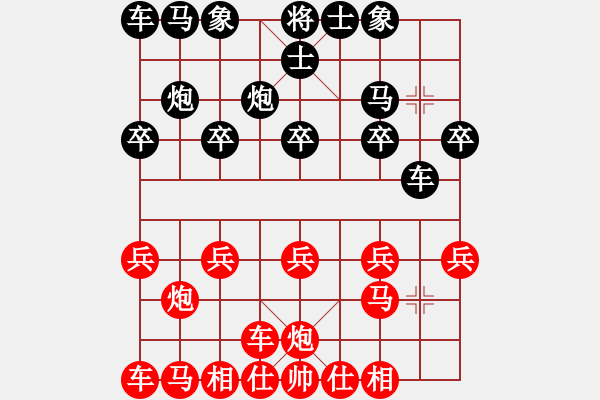 象棋棋谱图片：嘎嘎嘎 - 步数：10 