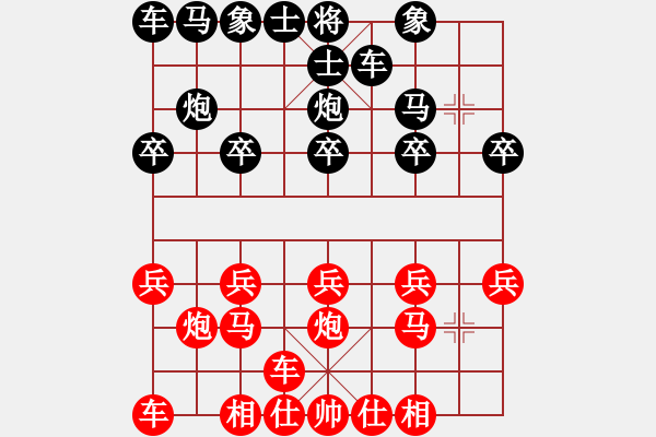 象棋棋譜圖片：阿敏[1776491408] -VS- 兩頭蛇[406039482] - 步數(shù)：10 