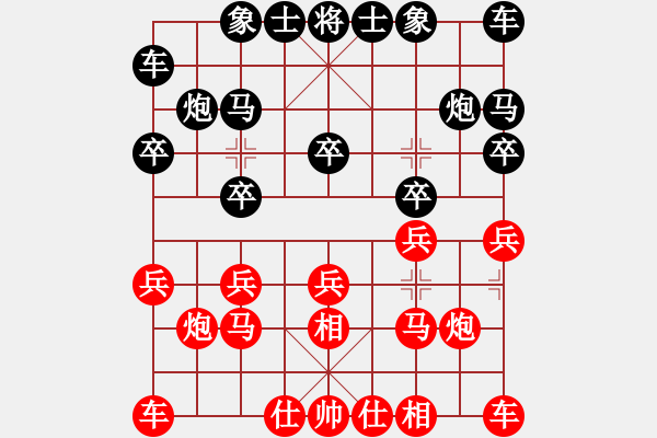 象棋棋譜圖片：古月談棋(7段)-和-過攻炮(7段) - 步數(shù)：10 