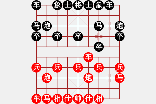 象棋棋譜圖片：bbboy002(1舵)-勝-不懂(9舵) - 步數(shù)：10 