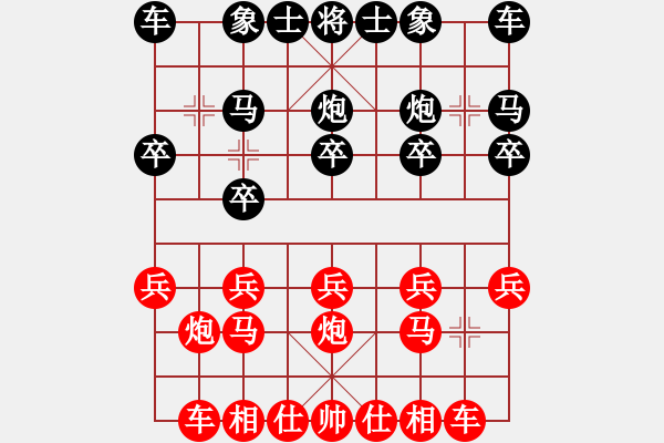 象棋棋譜圖片：膠東小驢哥(8段)-和-重慶火鍋六(7段) - 步數(shù)：10 