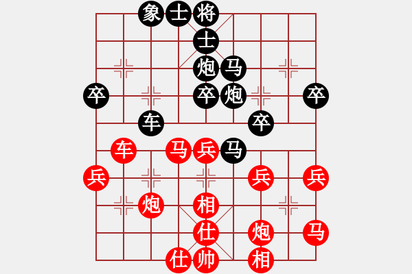 象棋棋譜圖片：膠東小驢哥(8段)-和-重慶火鍋六(7段) - 步數(shù)：60 