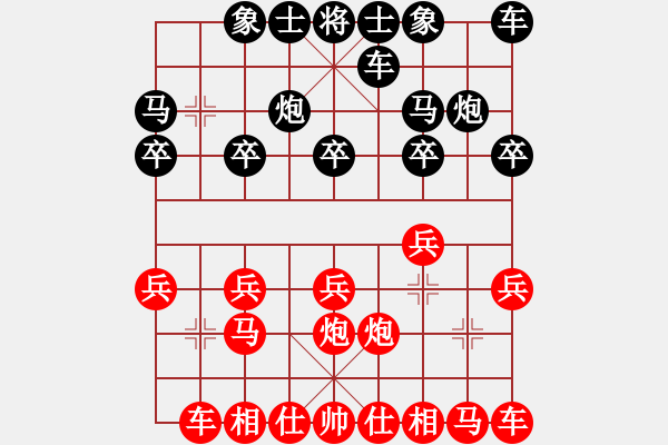 象棋棋譜圖片：分紅比例符合技術(shù)開 勝 無憂無愁 - 步數(shù)：10 