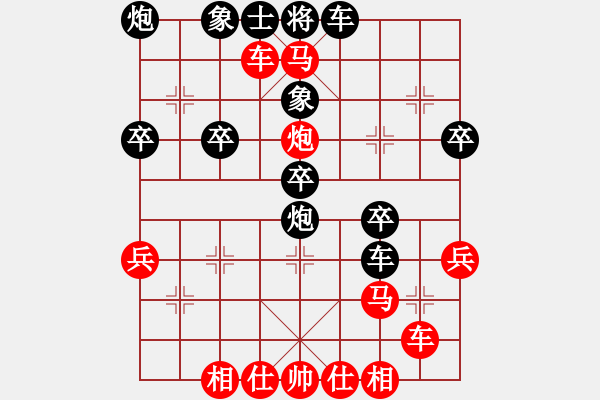 象棋棋譜圖片：tsqk［3f］1349太守棋狂先勝迎面千里?。?弦］1403 - 步數(shù)：40 