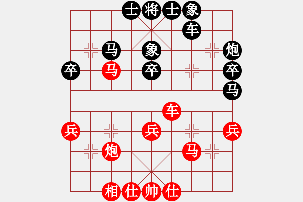 象棋棋譜圖片：三江匯佛緣(4段)-負(fù)-hfdsji(9級) - 步數(shù)：40 