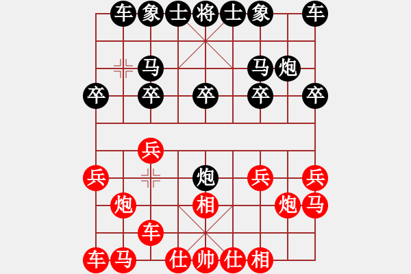 象棋棋譜圖片：陜北黑狼(2段)-負-錦州無上(3段) - 步數(shù)：10 