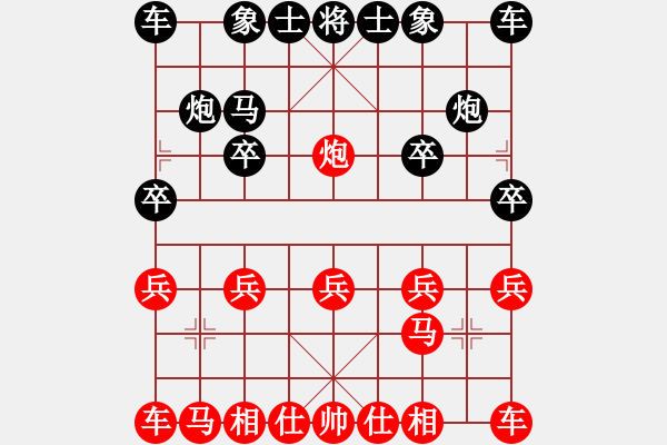 象棋棋譜圖片：俠仁李江(7段)-勝-名劍常護(hù)花(3段) - 步數(shù)：10 