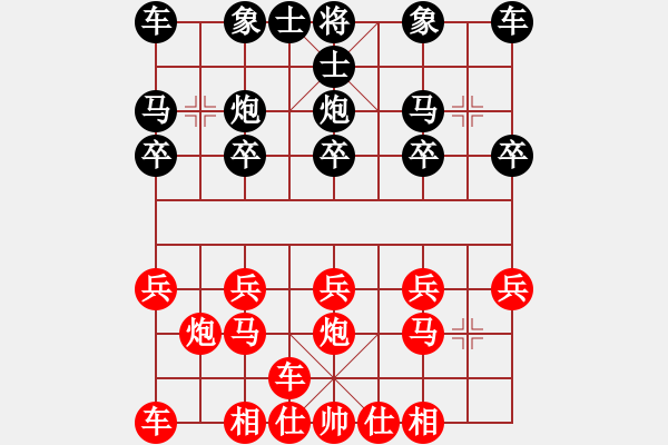 象棋棋譜圖片：皇家糧倉[紅] -VS- 從心開始[黑] - 步數(shù)：10 