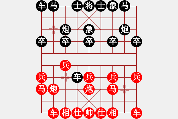 象棋棋譜圖片：2020弈客棋緣杯大師名手網(wǎng)絡(luò)賽張輝達(dá)業(yè)9-1先負(fù)吳杭宸業(yè)9-1 - 步數(shù)：10 