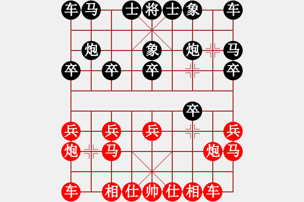 象棋棋譜圖片：單忠海 先負 謝洪照 - 步數(shù)：10 