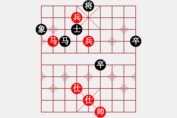 象棋棋譜圖片：中炮進(jìn)右馬對(duì)左炮封車補(bǔ)列炮退馬1 - 步數(shù)：100 