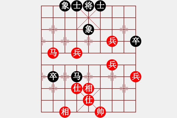 象棋棋譜圖片：張?。I(yè)8-3） 先和 bbboy002（業(yè)8-2） - 步數(shù)：60 