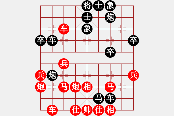 象棋棋譜圖片：閃電殺手喔(7段)-負(fù)-中山時間(8段) - 步數(shù)：40 