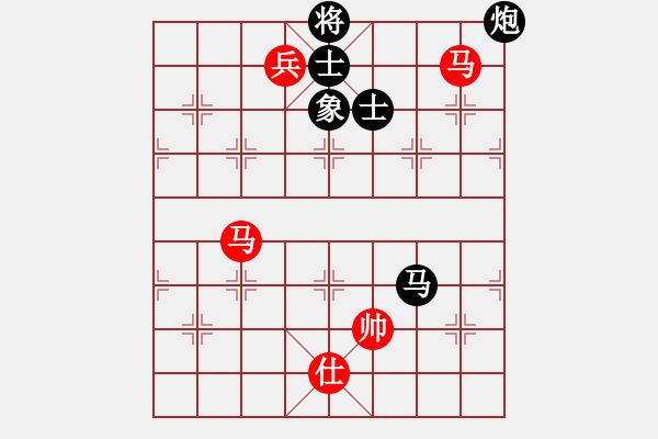 象棋棋譜圖片：紅色貝雷(2段)-和-賠光光(6段) - 步數(shù)：140 