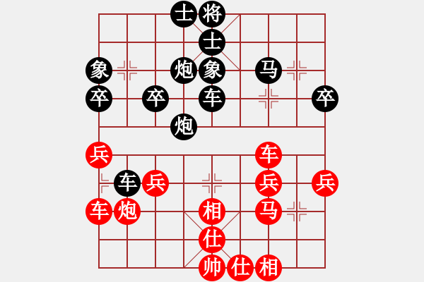 象棋棋譜圖片：人間之主(3段)-負(fù)-blackroses(6段) - 步數(shù)：36 