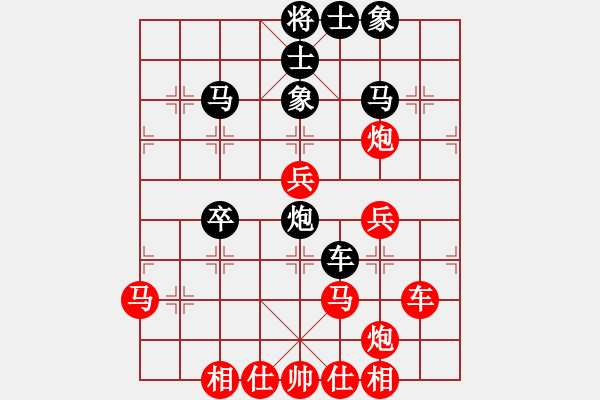 象棋棋譜圖片：煙臺(tái)棋圣(8段)-勝-別亦難(月將)五八炮互進(jìn)三兵對(duì)屏風(fēng)馬 - 步數(shù)：60 