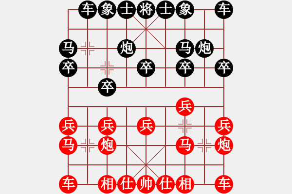 象棋棋譜圖片：沒有佩服誰(6段)-和-算得比你深(8段) - 步數(shù)：10 