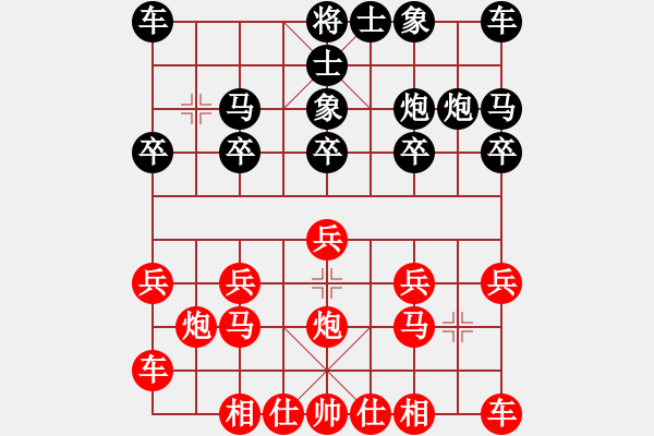 象棋棋譜圖片：橫才俊儒[292832991] -VS- 小雨點(diǎn)[609604587] - 步數(shù)：10 