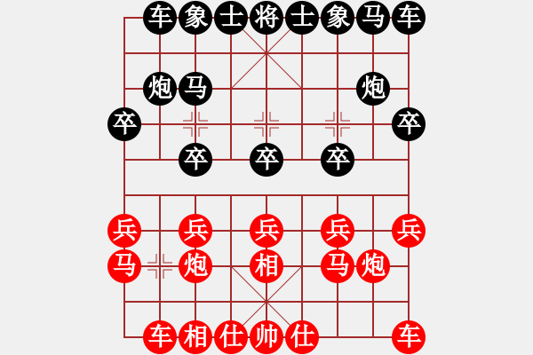 象棋棋譜圖片：金庸一品堂棋社 金庸武俠趙敏 先負(fù) 金庸武俠令狐沖 - 步數(shù)：10 