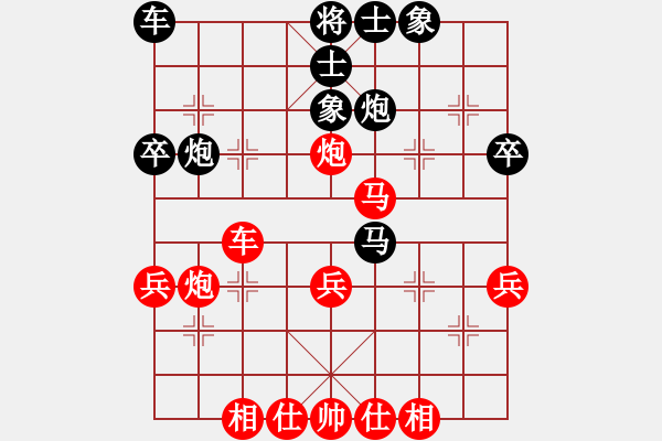 象棋棋譜圖片：給你面子(5段)-勝-求敗仙尊(4段)中炮過河車七路馬對屏風馬兩頭蛇 （馬3進4） - 步數(shù)：40 