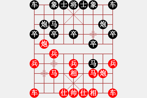 象棋棋譜圖片：開心象棋[2199181079] -VS- 策劃者[996403803] - 步數(shù)：10 