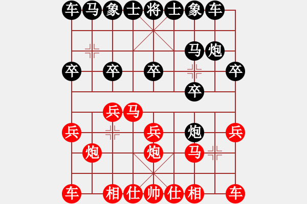 象棋棋譜圖片：晴天霹靂(2段)-勝-元始大天尊(4段) - 步數(shù)：10 