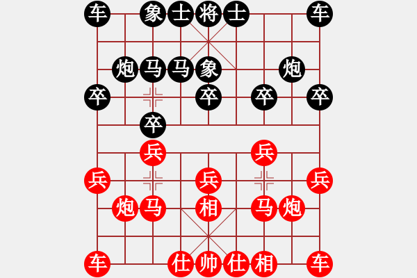 象棋棋譜圖片：2013大師網(wǎng)網(wǎng)名爭霸賽 雄踞中華 先負(fù) 天津棋魂 - 步數(shù)：10 