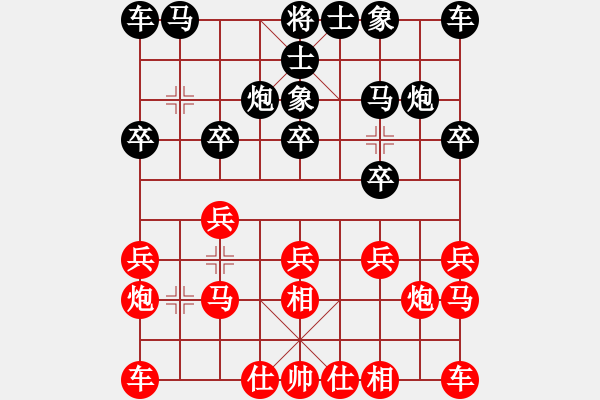 象棋棋譜圖片：naraku(6段)-勝-棋童二(月將) - 步數(shù)：10 