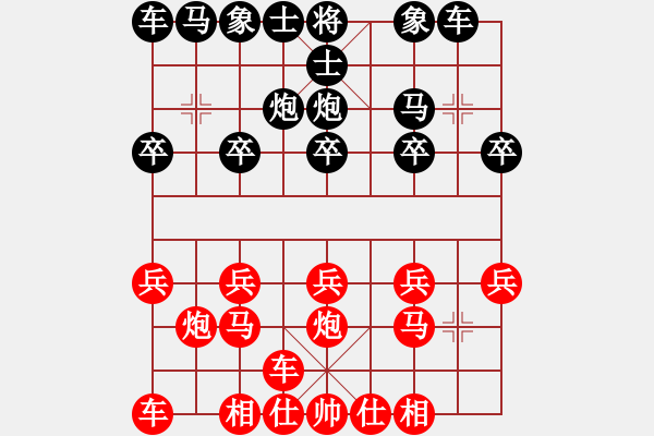 象棋棋譜圖片：bbboy002[紅] -VS- 用是成[黑] - 步數(shù)：10 