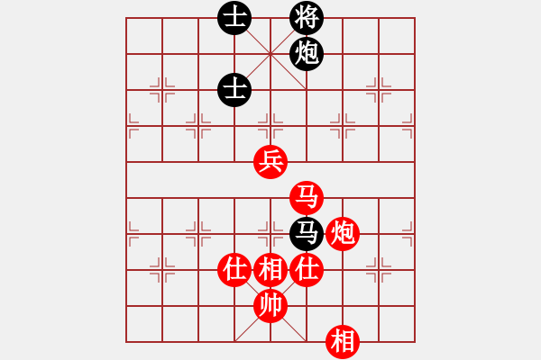 象棋棋譜圖片：棋局-3k c C2 - 步數(shù)：10 