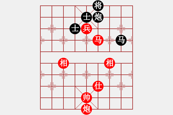 象棋棋譜圖片：棋局-3k c C2 - 步數(shù)：80 