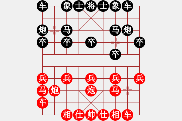 象棋棋譜圖片：08-12-16 wuqingmen[1016]-勝-xttzgnyy[1002] - 步數(shù)：10 