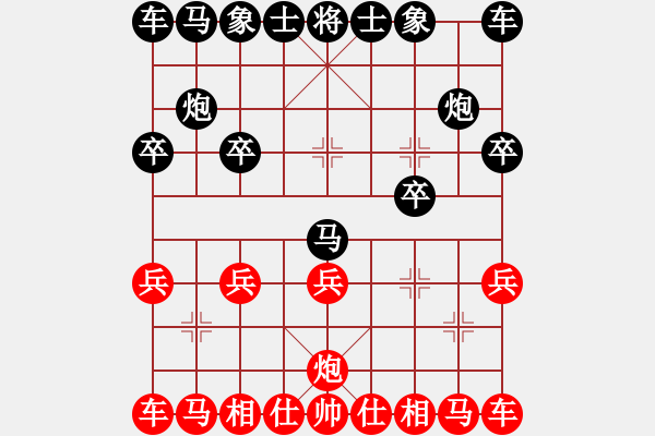 象棋棋譜圖片：淡雅飄香 棄空 對方退中炮變 - 步數(shù)：10 