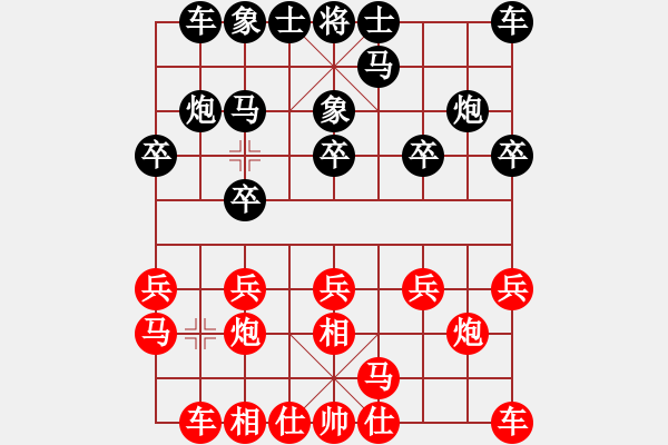 象棋棋譜圖片：陜西省 孫琪 和 廣東省 李進(jìn) - 步數(shù)：10 