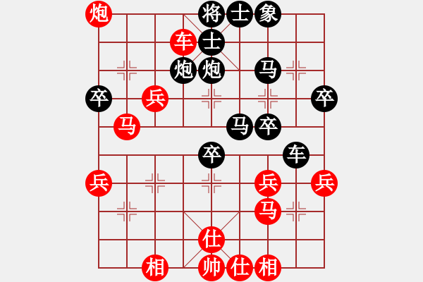 象棋棋譜圖片：帝哥(月將)-勝-下山王(月將) - 步數(shù)：40 