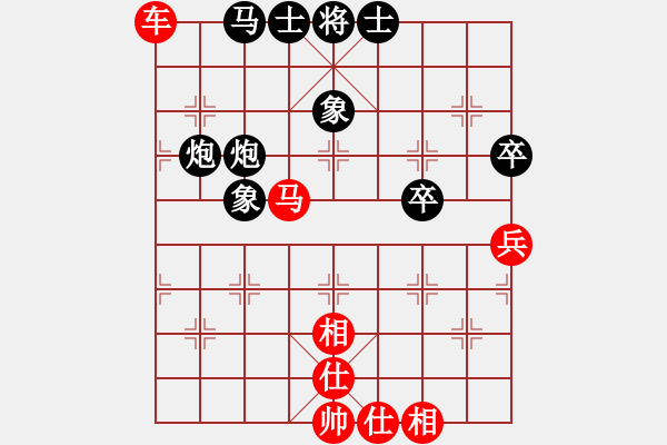 象棋棋譜圖片：秦大波紅和夏激揚(yáng)【中炮巡河車對(duì)屏風(fēng)馬 紅進(jìn)左馬】 - 步數(shù)：60 