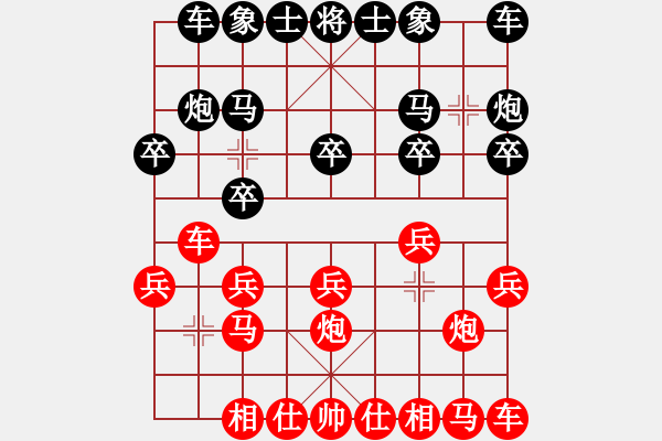 象棋棋譜圖片：天山居士(8段)-負-紅藍棋股(天帝) - 步數(shù)：10 