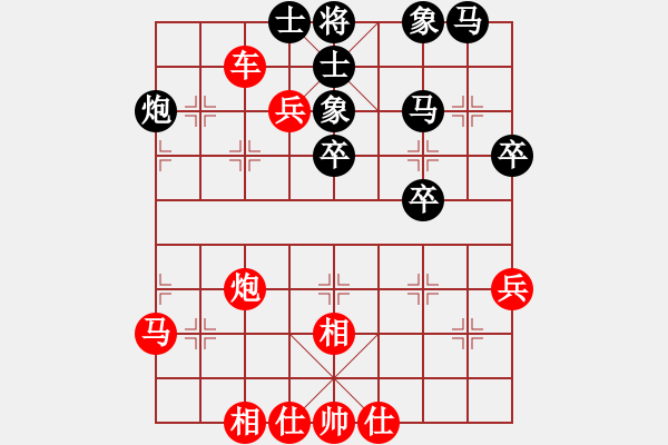 象棋棋譜圖片：2021.3.24.15閑來象棋評測先勝九級棋士中炮進(jìn)三兵對屏風(fēng)馬進(jìn)3卒 - 步數(shù)：50 